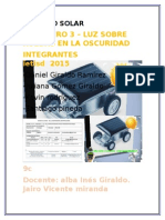 Circuito Solar proyecto final del tercer periodo daniel giraldo ramirez grado 9c profesores alba ines giraldo y jairo miranda grado 9c ietisd 2015 area tecnologa e informatica