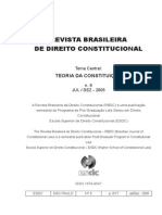 Revista Brasileira de Direito Constitucional - 6a Ed - 2005 - Teoria Da Constituição