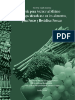 guia para reducir el minimo de riesgos microbianos en alimentos para frustas y hortalizas frescas