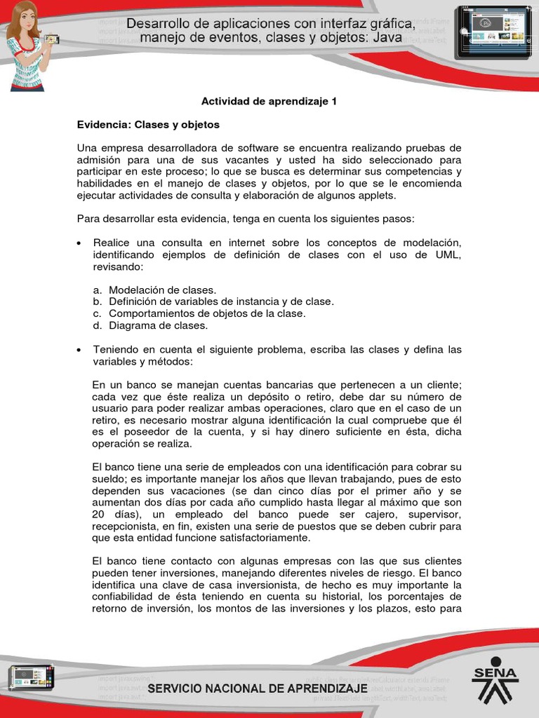 Clases y Objetos en Programación Java | PDF