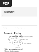 Parameter Passing