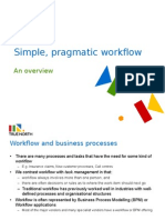 Simple, Pragmatic Workflow