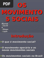 Os Movimentos Sociais