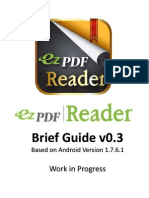 EzPDF Reader (Android) Brief Guide