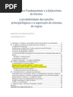 CARVALHO NETTO, Menelick; SCOTTI, Guilherme. Os Direitos Fundamentais e a Incerteza Do Direito