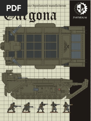 PAPERCRAFT WARHAMMER40000 Gargona