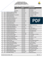 Fiscais selecionados para o Vestibular UFRR 2015