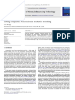 Cutting Composites - A Discussion On Mechanics Modelling PDF