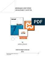 Modul Lengkap Pemrograman Client-Server Borland Delphi 7 Dan MySQL