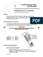 CTTG140 - Option Module Trip Codes