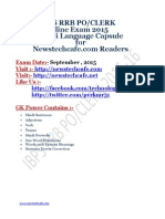 IBPS RRB PO 2015 Hindi Language Capsule/newstechcafe