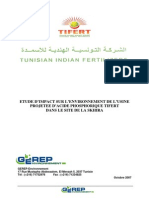 Etude Impact Sur L Environnement de L Usine Acide Tunisie