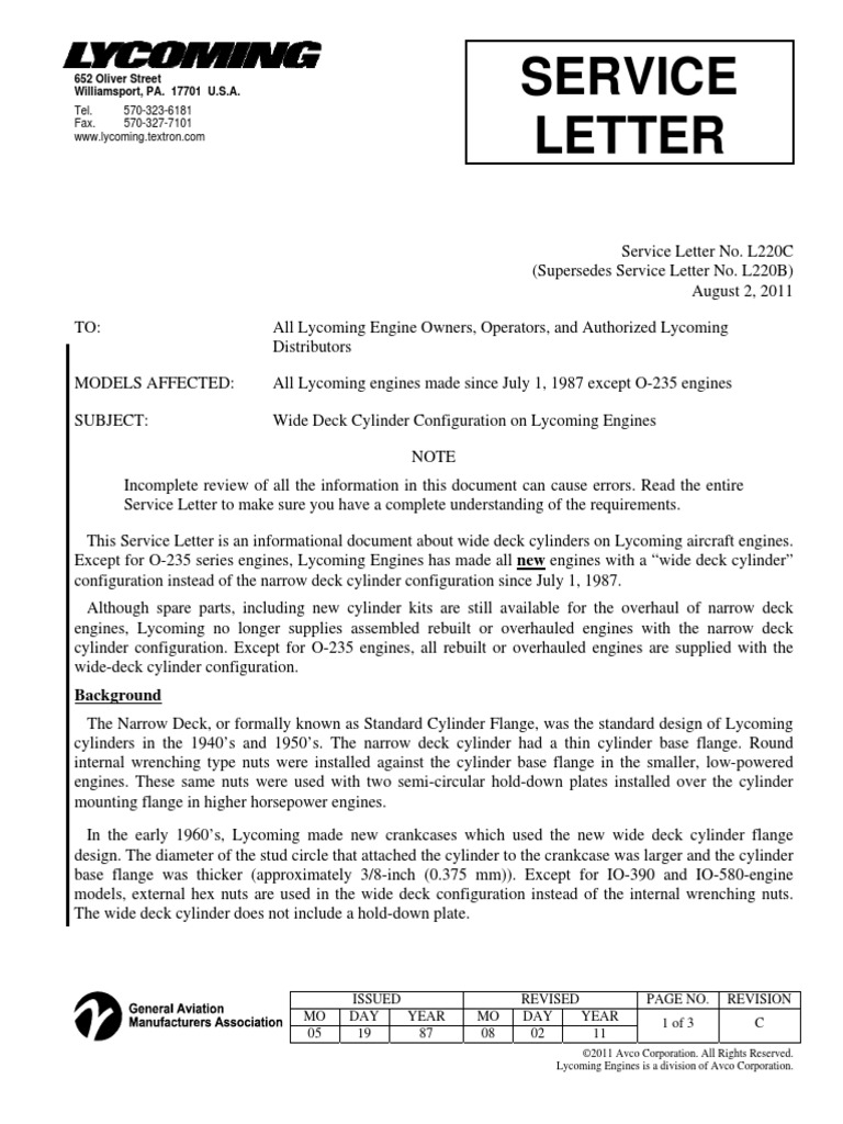 Service Letter: Background | PDF | Propulsion | Rotating Machines