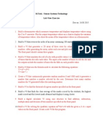 M.Tech. / Sensor Systems Technology Lab View Exercise