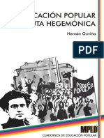 Educacion Popular y Hegemonia