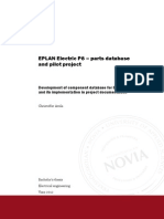 parts database eplan p8 thesis