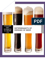 Determinants of Demand for Beer in India