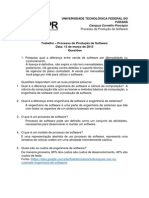 Questões Processo de Produção de Software PDF
