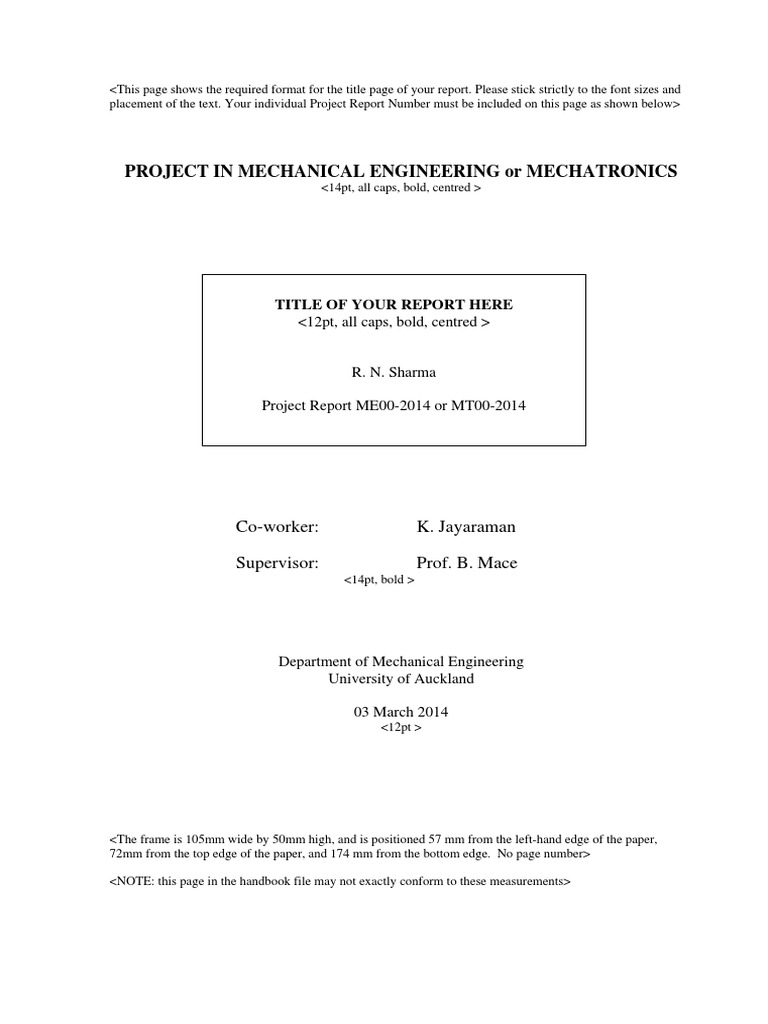 Final Year Projects 2014 HANDBOOK 10mar2014 | PDF | Experiment | Data ...