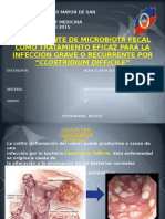 Transplante de Microbiota Fecal