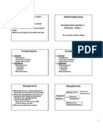 Complicações Agudas e Crônicas - Parte I