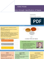 KANO Model Managing Innovation Through Classification of Needs