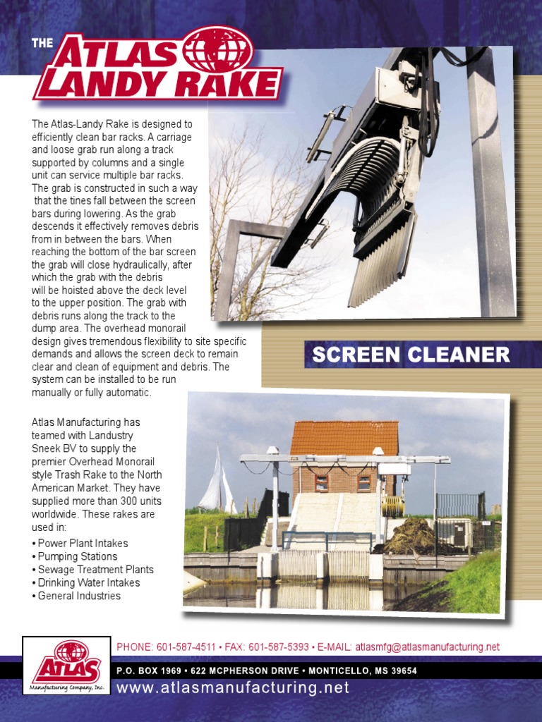 Atlas-Landy Trash Rake System Overview | PDF