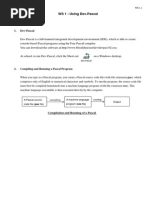 WS 1: Using Dev-Pascal: Basic Concepts