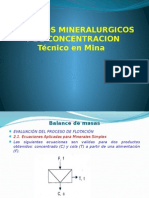 Procesos Mineralurgicos y de Concentracion