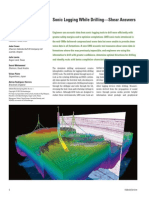 Sonic Logging While Drilling-Shear Answers: Jeff Alford Matt Blyth Ed Tollefsen