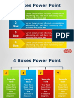 9019 4 Boxes Powerpoint Template2