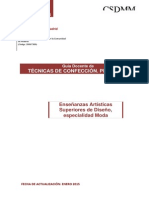 Tecnicas de Confeccion Procesos PDF