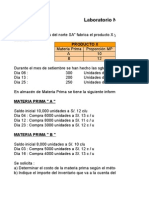 Laboratorio Materia Prima(Lunes 25) 2014-II