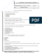 Lista de Exercícios - Formação de Palavras