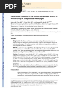 Modified Centor Score for Strep Throat | PDF | Medical Specialties ...