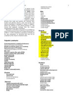 Block 1 Structures List 2015 OCS IA 1: Scapula