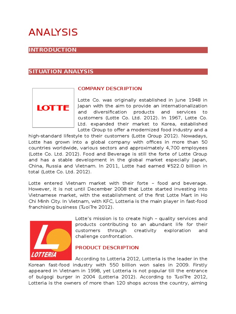 Lotteria marketing plan essay 07 image