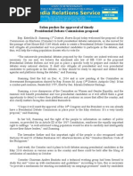 Aug16.2015 Bsolon Pushes For Approval of Timely Presidential Debate Commission Proposal