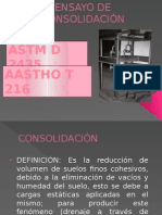 Ensayo de Consolidación