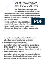 Metode Harga Pokok Pesanan - Full Costing