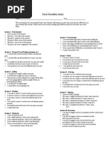 Back Pain Functional Scale Overview | PDF