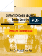 Aula Ensaio de Embutimento