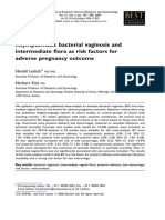 Asymptomatic Bacterial Vaginosis and Intermediate Flora As Risk Factors For Adverse Pregnancy Outcome