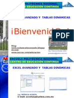 EXCEL AVANZADO y Tablas Dinámicas