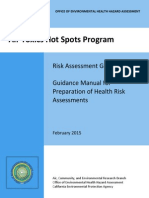 2015 02 01 California Office of Environmental Health Hazard Assessment Air Toxics Hot Spots Program Guidance Manual for the Preparation of Risk Assessments