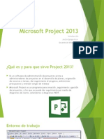 Capacitación Microsoft Project 2013