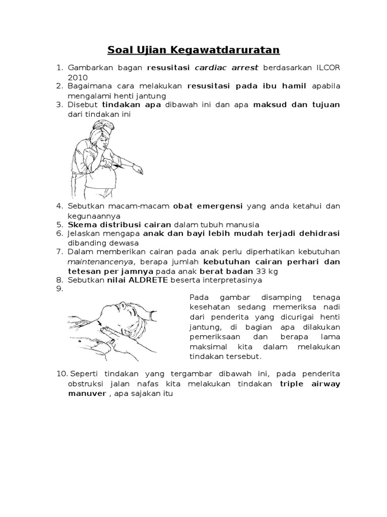 Soal Kegawatdaruratan