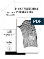 Ground Mat Resistance Testing Procedure PDF