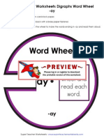 Wordwheel Digraph Ay PDF