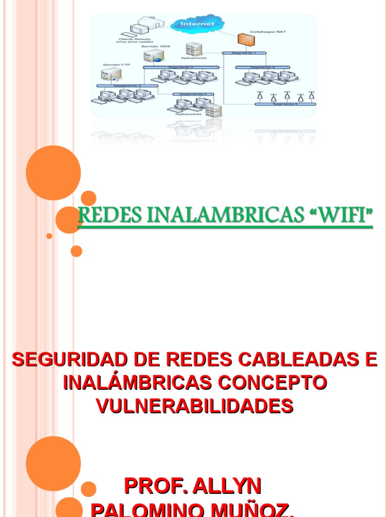 Seguridad de Redes Cableadas e Inalámbricas Concepto Vulnerabilidades-1 ...
